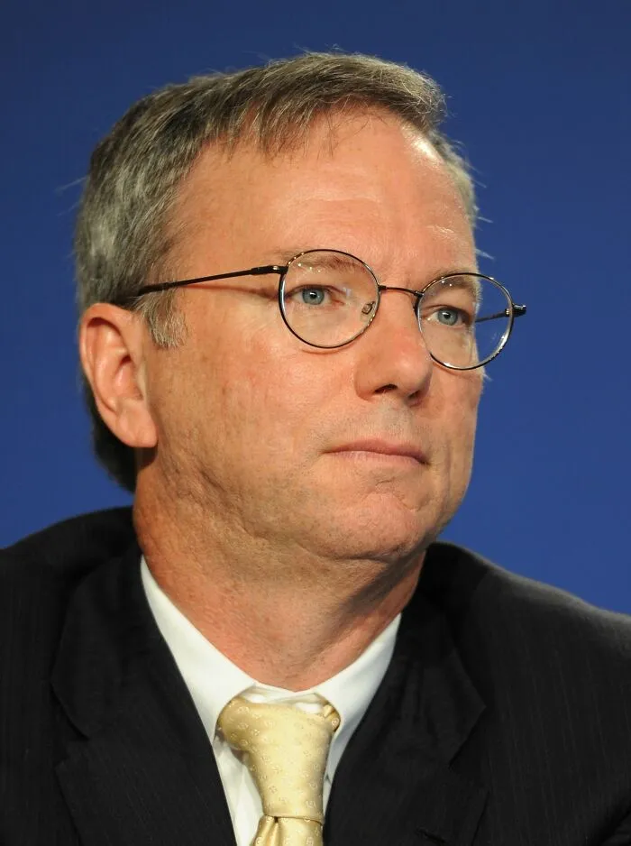 American Engineer and Businessman Eric Schmidt, 71