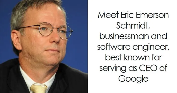 Eric Schmidt: Bio And Career Highlights