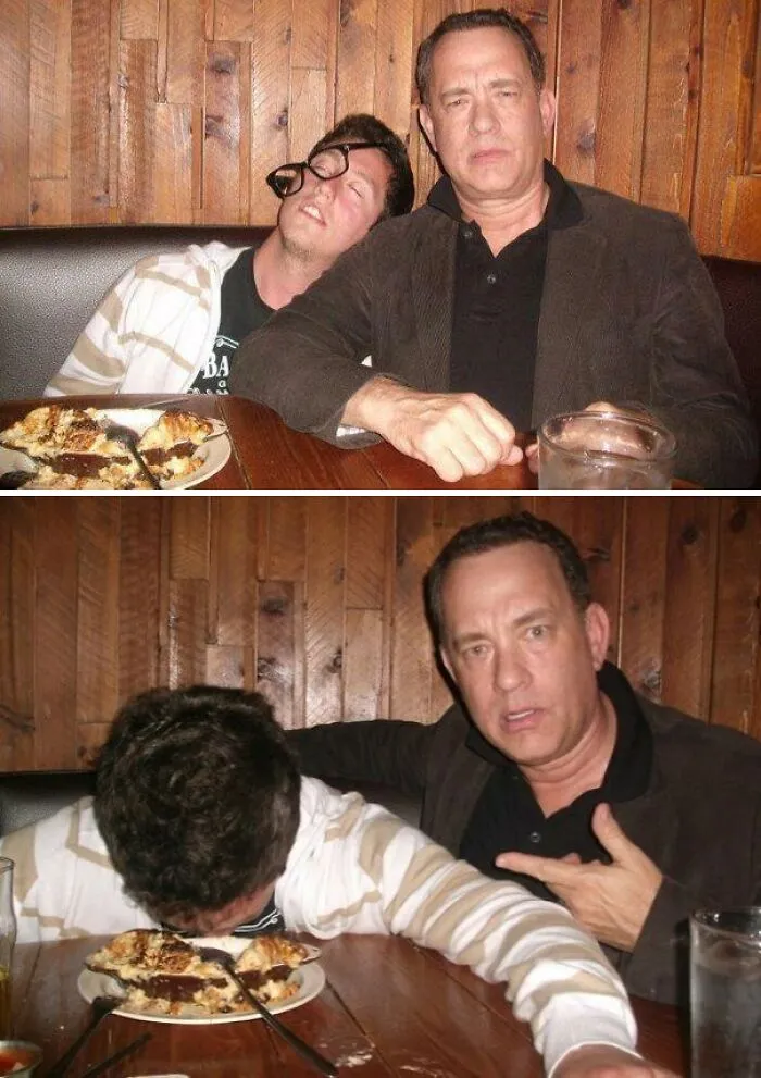My Friend Met Tom Hanks, Stole His Glasses, And Pretended To Be Wasted