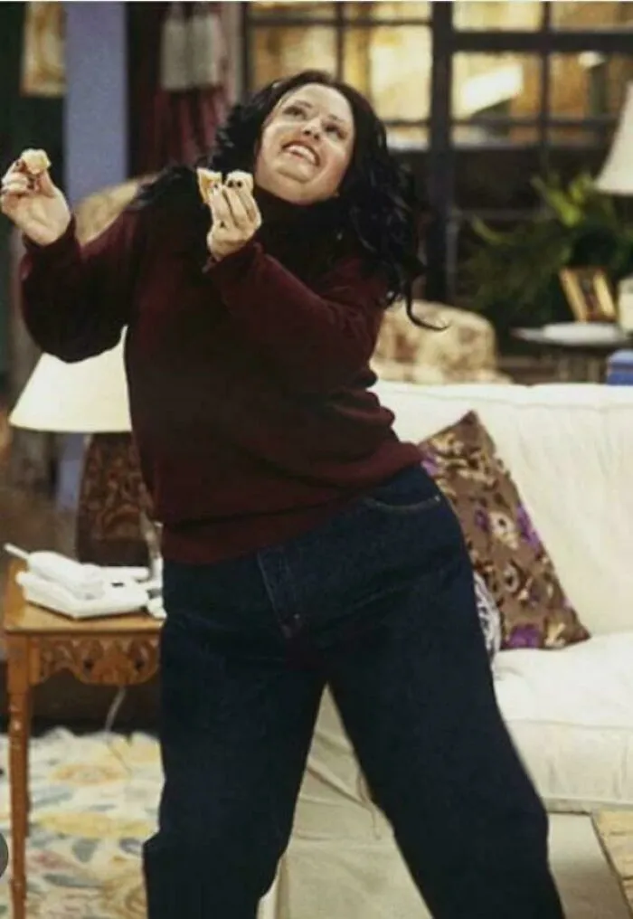 Todas esas bromas sobre gente obesa, sobre todo en Friends