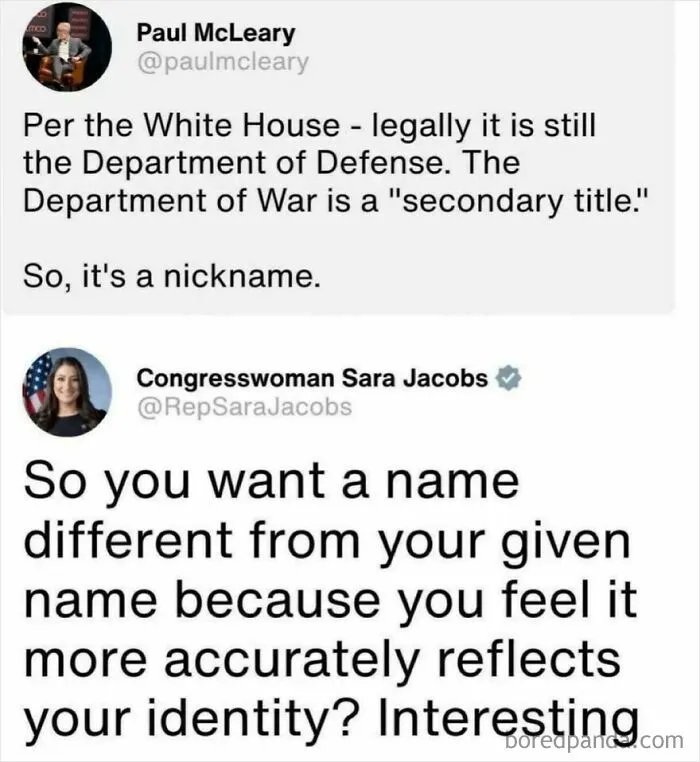 The Dept Of ~~defense~~ War Is An Ally, They Just Didn't Know It Yet!