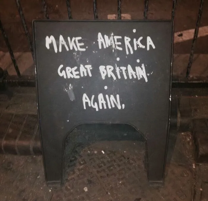Encontré la solución a los problemas de Estados Unidos en una calle de Londres.