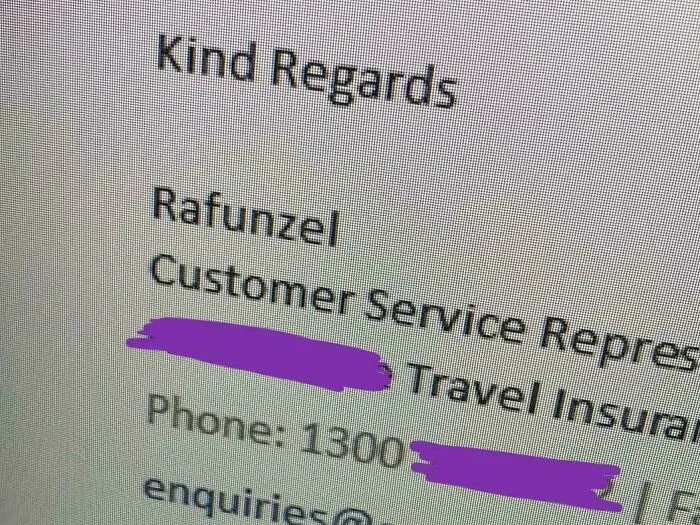 My Insurance Came From A Woman Called Rafunzel