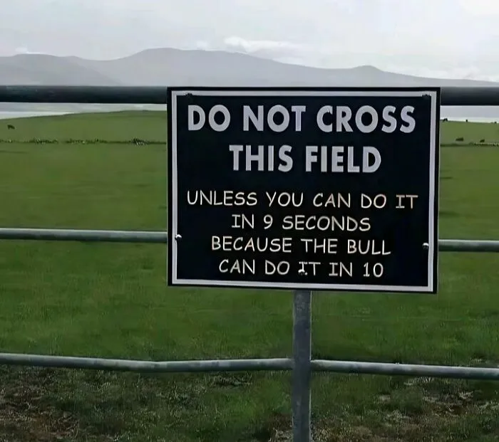 No cruzar este campo
