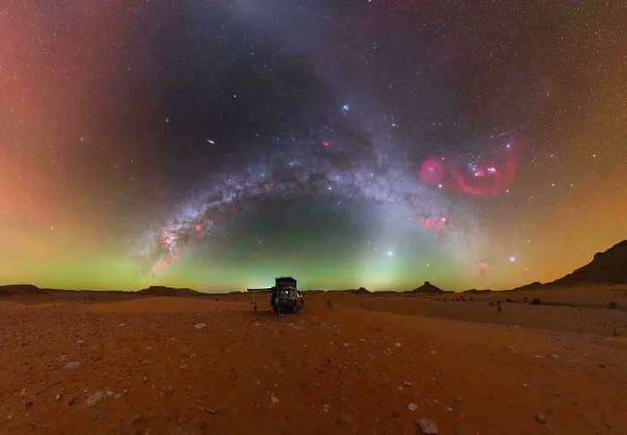 My Tiny Camp In The Middle Of The Sahara, Far From Civilization