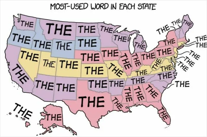 Most-Used Word In Each State