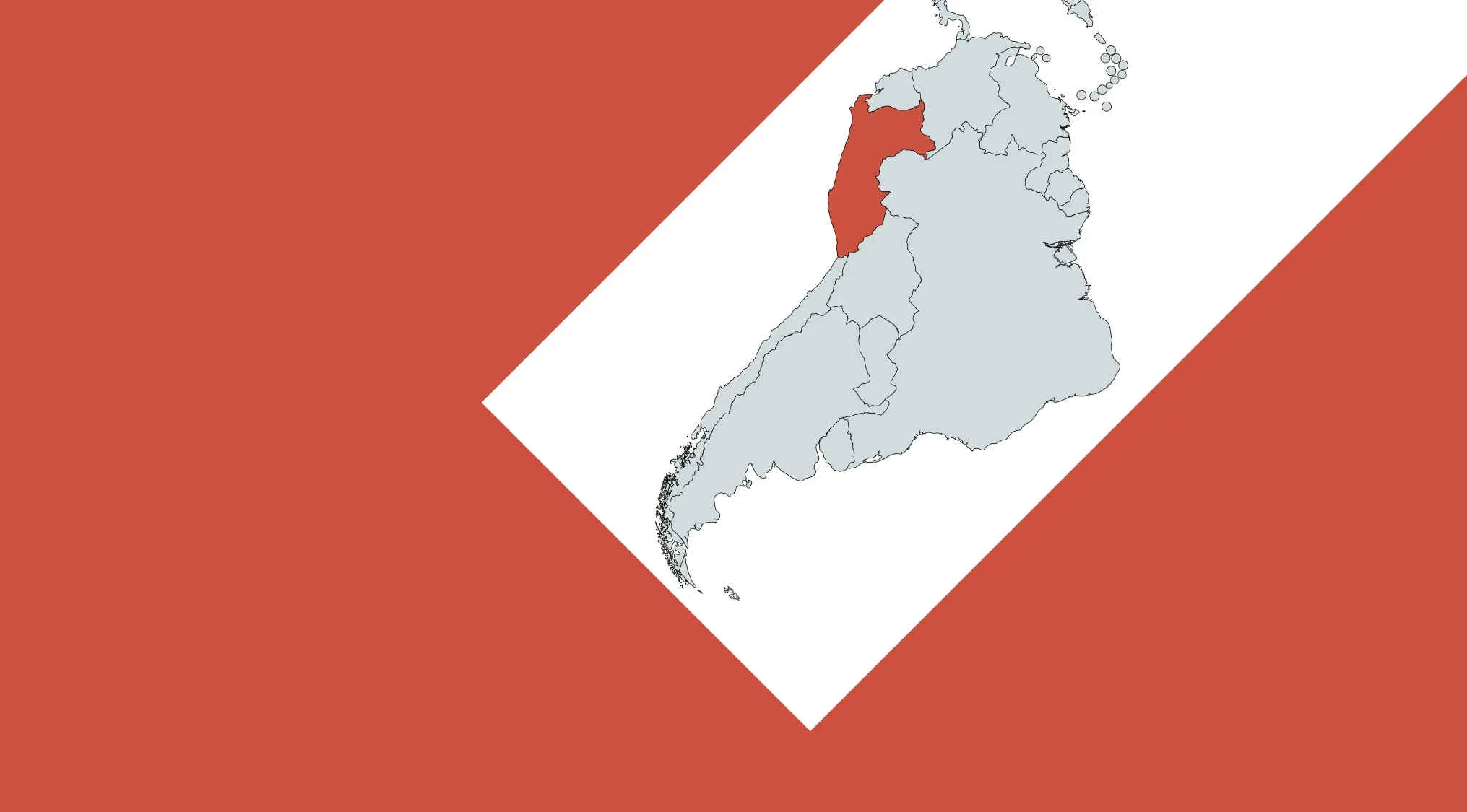 A Geography Challenge map showing South America. A country on the northwest coast is highlighted in red, posing a Guess The Country challenge.