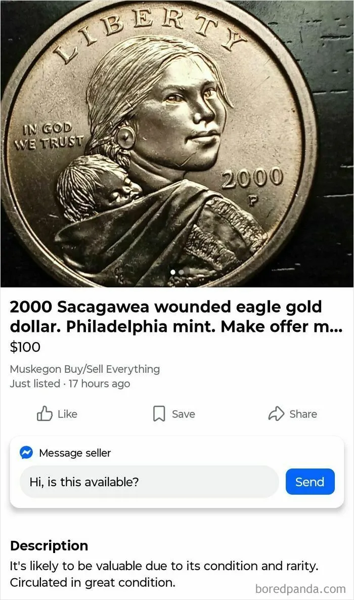 Found One! $100 Bucks For A Dollar Coin That's Not Even As Old As I Am? Ya Nuts