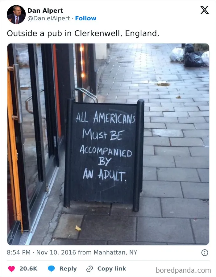 Outside A British Pub