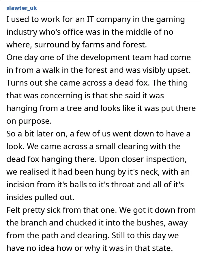 “So Many Eyes”: 55 Stories From The Middle Of Nowhere That Will Probably Make Your Skin Crawl