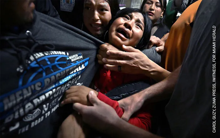 North And Central America, Stories: Ice Arrests At New York Court By Carol Guzy, Zuma Press, Iwitness, For Miami Herald (The Photo Of The Year)