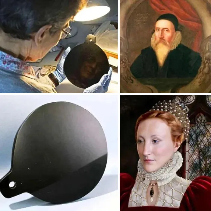 This Obsidian Mirror Was Used By Queen Elizabeth I’s Adviser And Occultist John Dee To 'Speak' With Spirits Of The Dead And Angels. The Researchers Estimate That Dee’s Mirror Is Over 500 Years Old, Most Likely Made In The Final Decades Before The Spanish Conquest Of Mexico In 1521