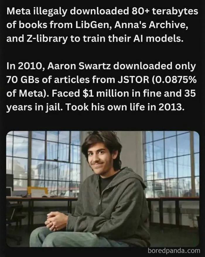 Reddit Founder Aron Swartz R.i.p Suffers The 'One Rule For Me, Another For Thee' Hypocrisy As AI Runs Rampantly Ruining Our Lives