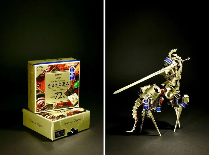 Japanese Artist Turns Product Packaging Into Art, And The Result Might Amaze You (21 New Pics)