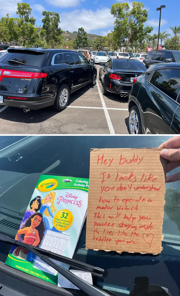 Petty? Yes. Satisfying? Definitely. Handwriting? Horrible