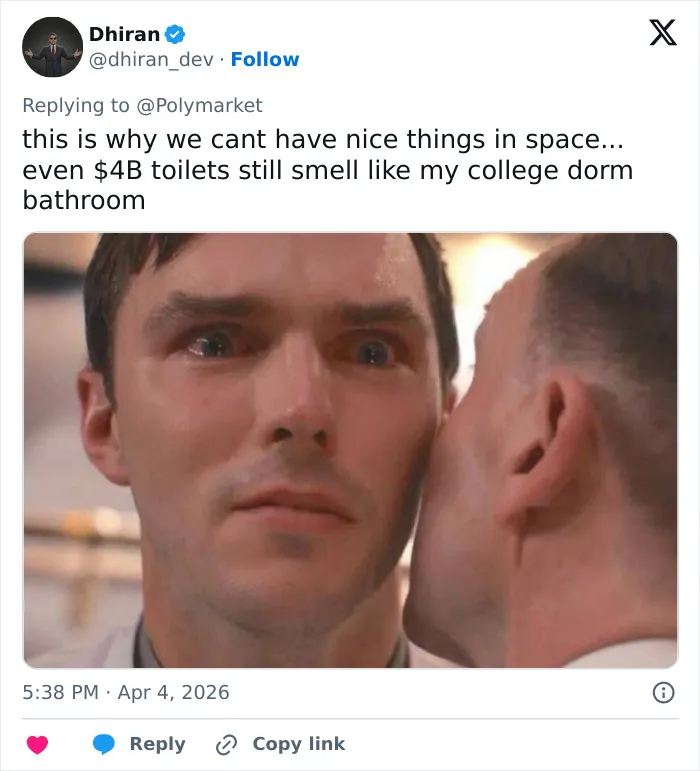 "Out Of This World": 34 Memes That Perfectly Capture The Artemis II Toilet Mishap