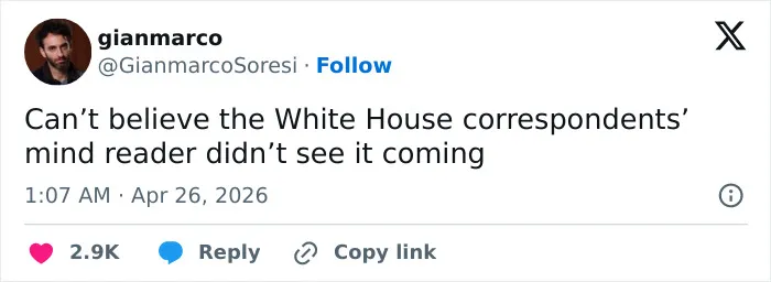 Internet Reacts To White House Dinner Security Incident With Bold Memes