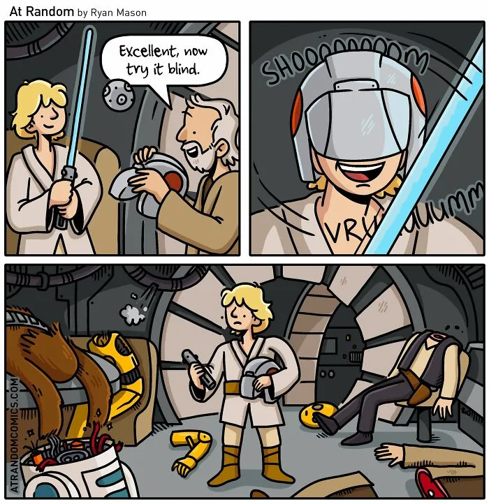“Luke's New Lightsaber”