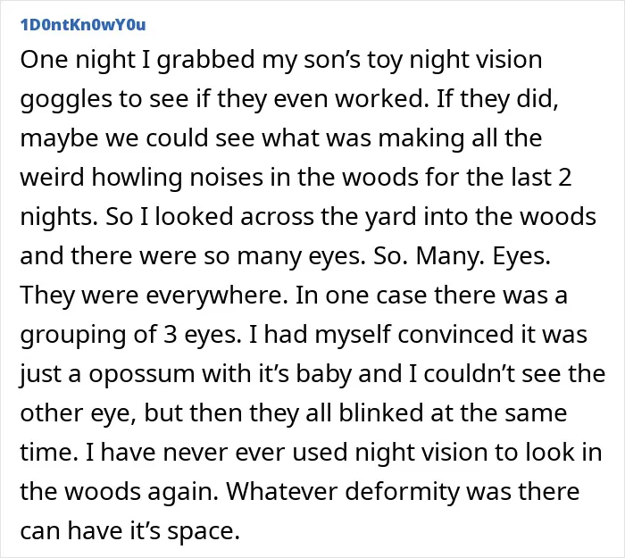 “So Many Eyes”: 55 Stories From The Middle Of Nowhere That Will Probably Make Your Skin Crawl