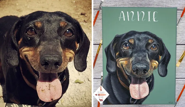 52 Amazingly Detailed Pet Portrait Paintings By This Artist