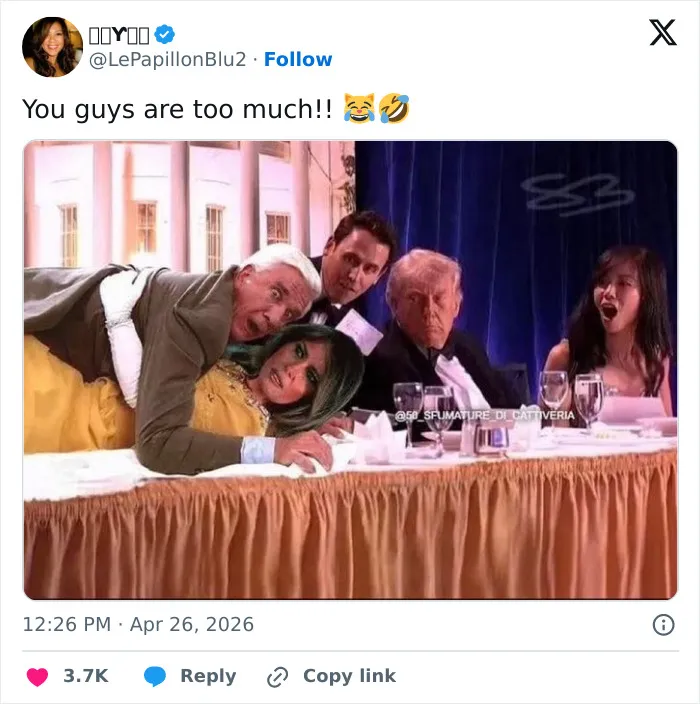 Internet Reacts To White House Dinner Security Incident With Bold Memes