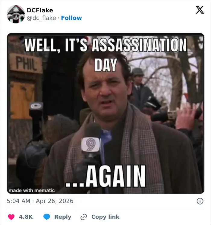 Internet Reacts To White House Dinner Security Incident With Bold Memes