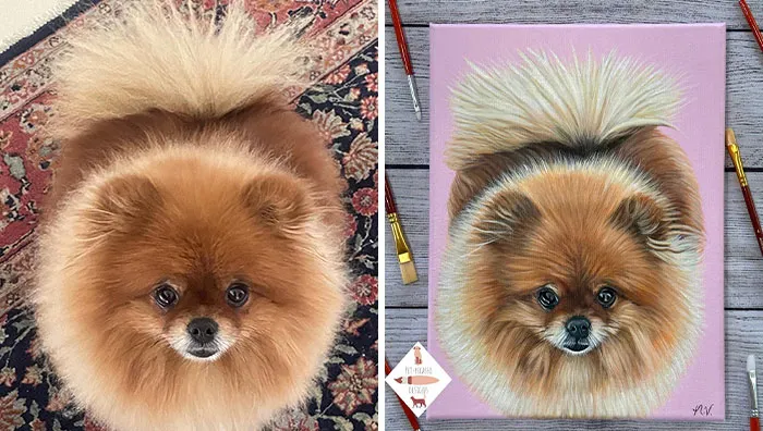 52 Amazingly Detailed Pet Portrait Paintings By This Artist