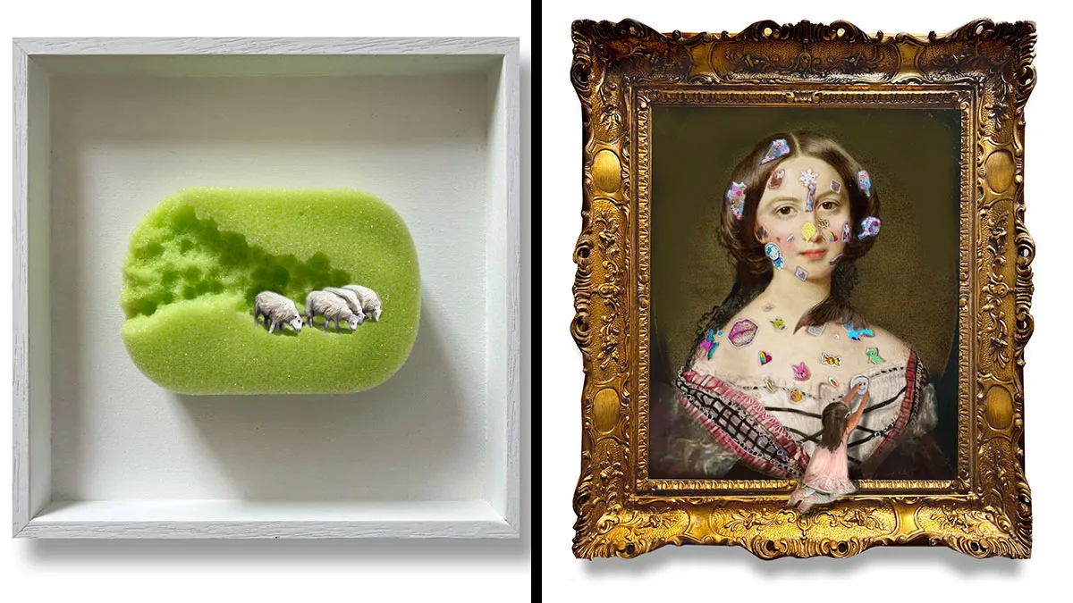 This Artist Mixes 3D Painting, Miniatures, And Sculpture In 66 Brilliant Works