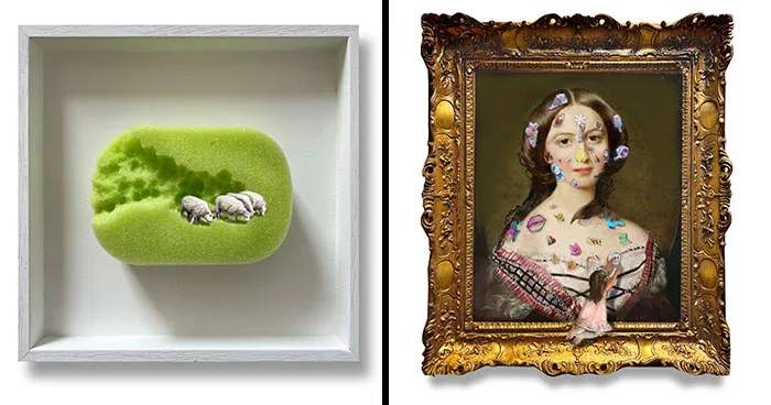 This Artist Mixes 3D Painting, Miniatures, And Sculpture In 66 Brilliant Works