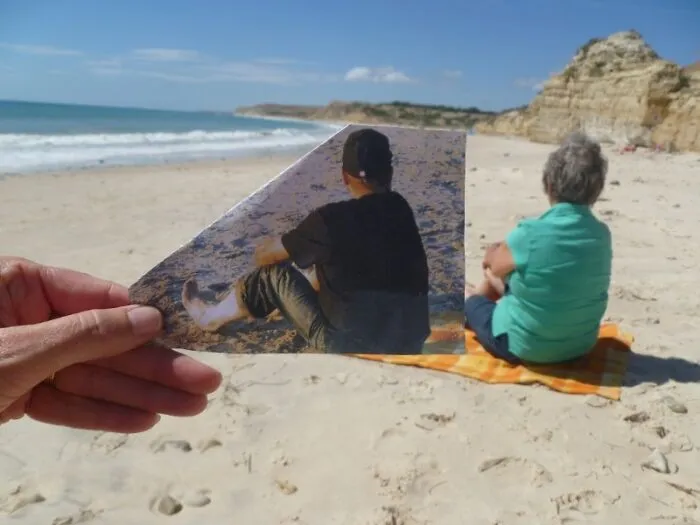 40 Powerful Photos Where People Bring Old Memories Back To Life, As Shared On “Dear Photograph”