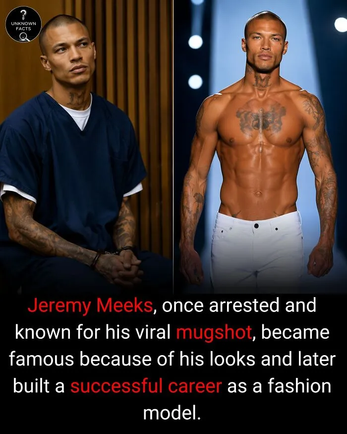 Jeremy Meeks: mugshot to model. An interesting fact about his surprising career success.