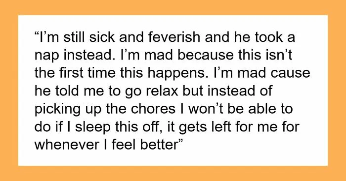 "Fix Your Attitude": Man Says He'll Deport SAHM Wife If He Has To Manage Everything When She's Sick 