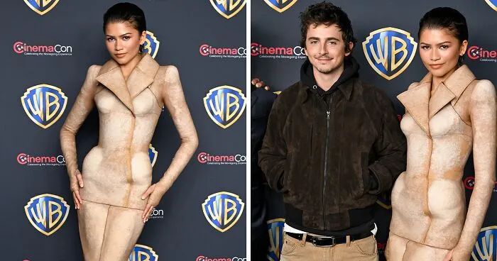 "Wearing Dried Human Skin": Zendaya's "Eerie" Look At CinemaCon Sparks Brutal Reactions Online