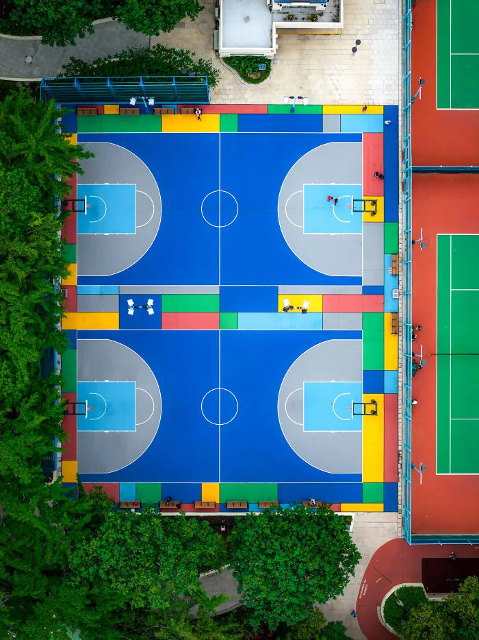 Austin Bell Spent Years Capturing All 2,500+ Hong Kong Basketball Courts (30 Pics)
