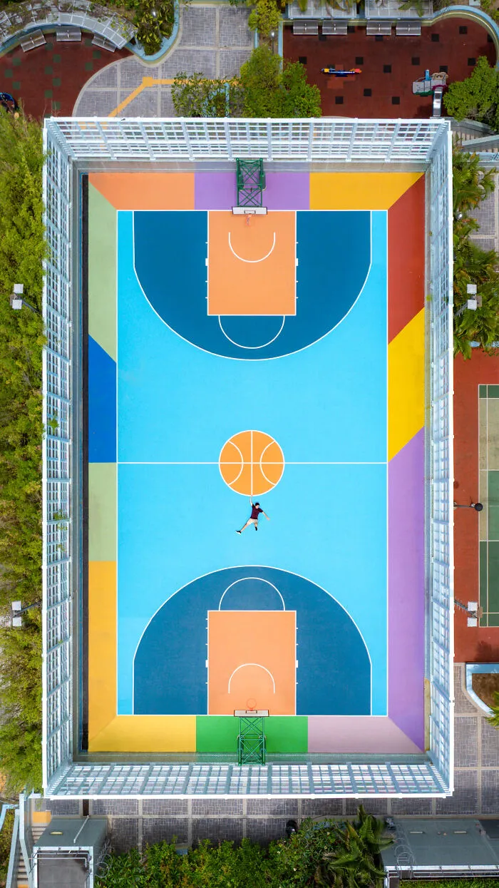 Austin Bell Spent Years Capturing All 2,500+ Hong Kong Basketball Courts (30 Pics)