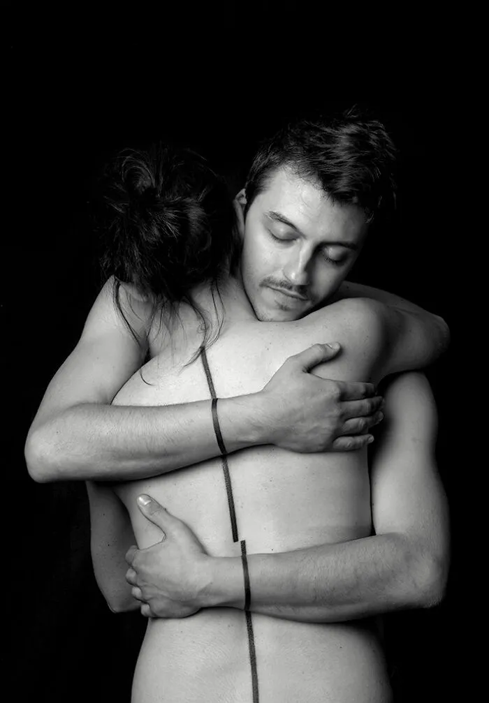 These 15 Couple Tattoos Blur The Line Between Two Individuals And One Design