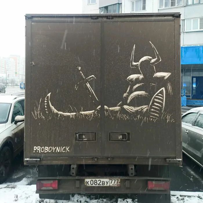 Owners Of Dirty Trucks Find Their Cars “Vandalized” By This Artist, And Your Vehicle May Be Next (40 New Pics)