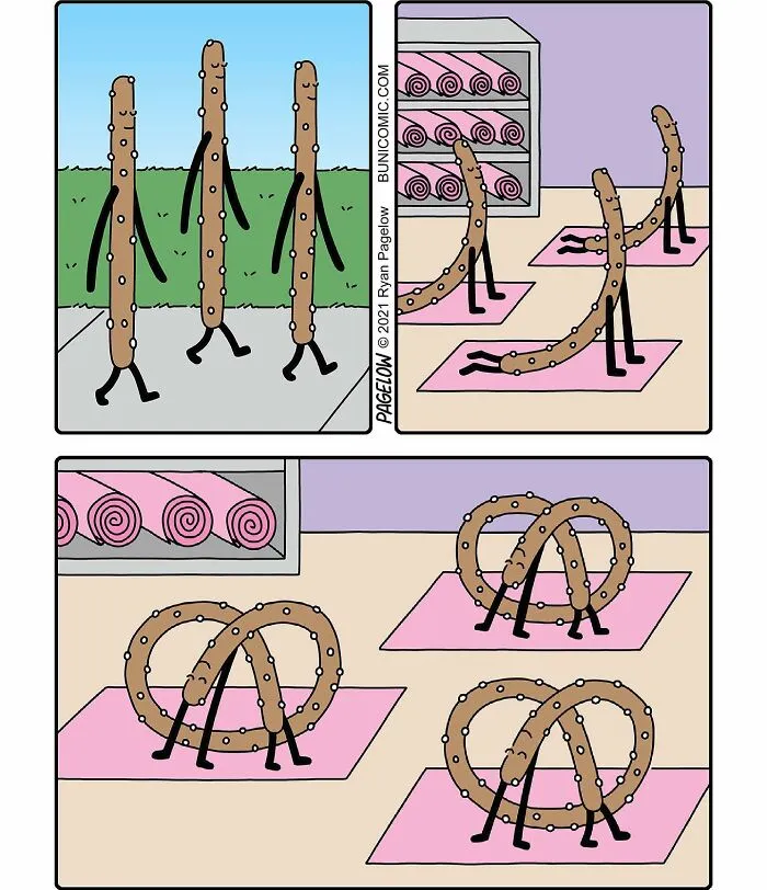 55 New Food-Themed ‘Buni Comics’ That Are Cute, Clever, And Slightly Dark