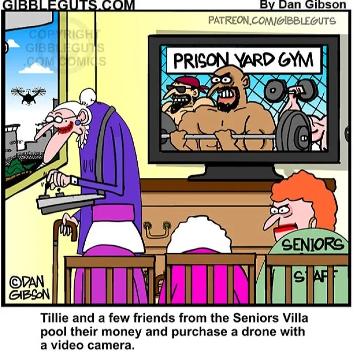 Dan Gibson Created 43 New Comics That Make Senior Life Look Wildly Entertaining