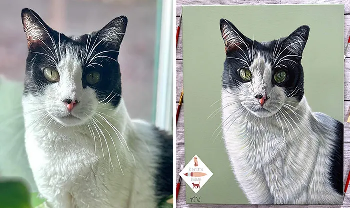 52 Amazingly Detailed Pet Portrait Paintings By This Artist