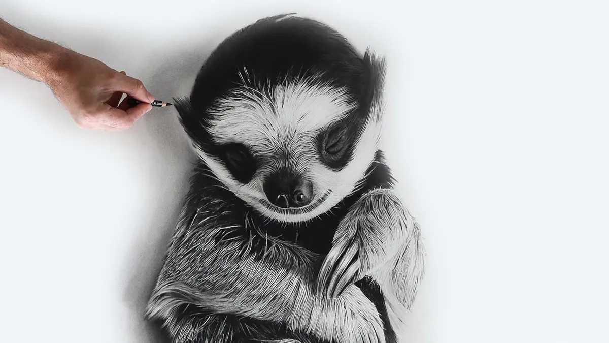 A Father-Daughter Duo Created 20 Hyper-Realistic Animal Drawings That Look Almost Like Photos