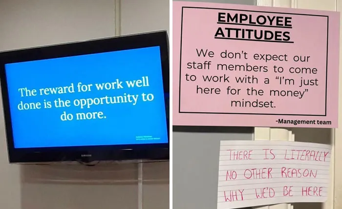 69 Shocking Workplace Photos That Prove Some Employers Have Zero Shame (New Pics)