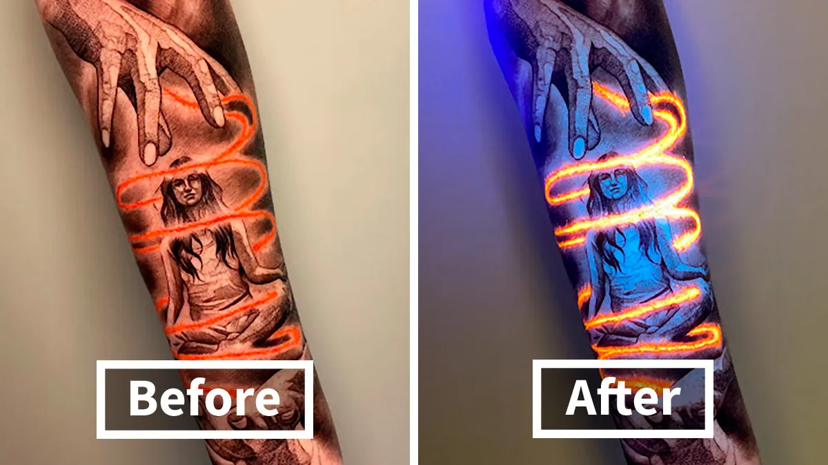 I Design Tattoos That Don’t Fully Reveal Themselves Until The Light Changes (40 Pics)