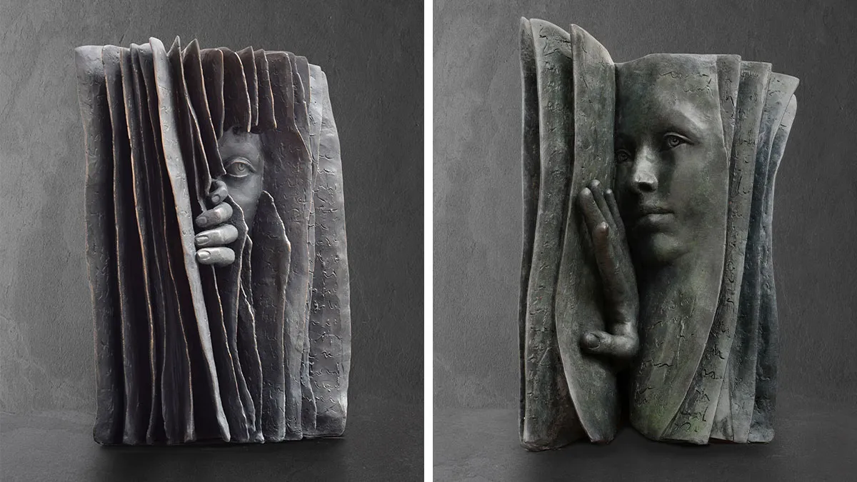 25 Dreamlike Sculptures Of Faces By Paola Grizi That Blur The Lines Of Reality