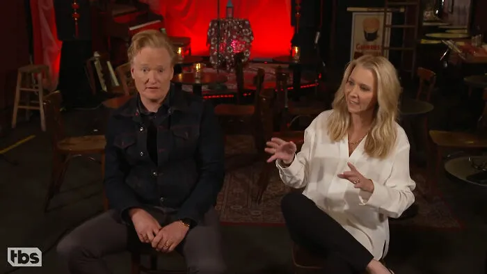 Lisa Kudrow y Conan O'Brien