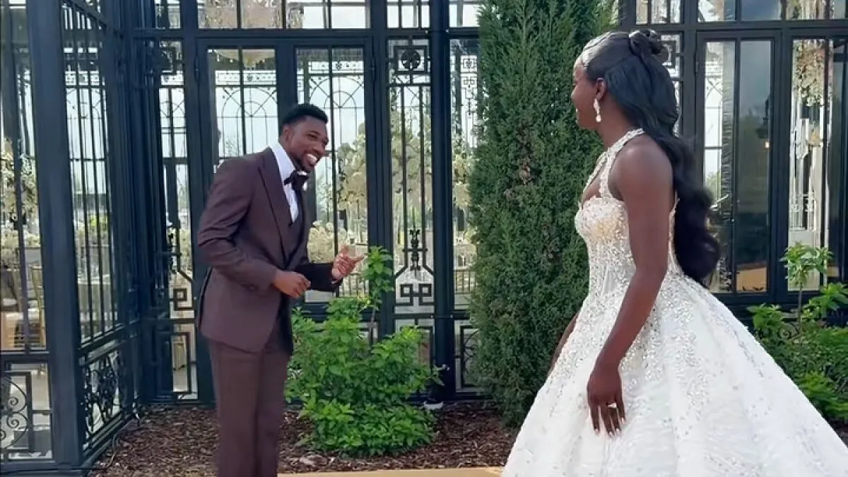 "Grounds For Divorce": Olympian Noah Lyles Slammed For His Reaction To Fiancée's Wedding Dress