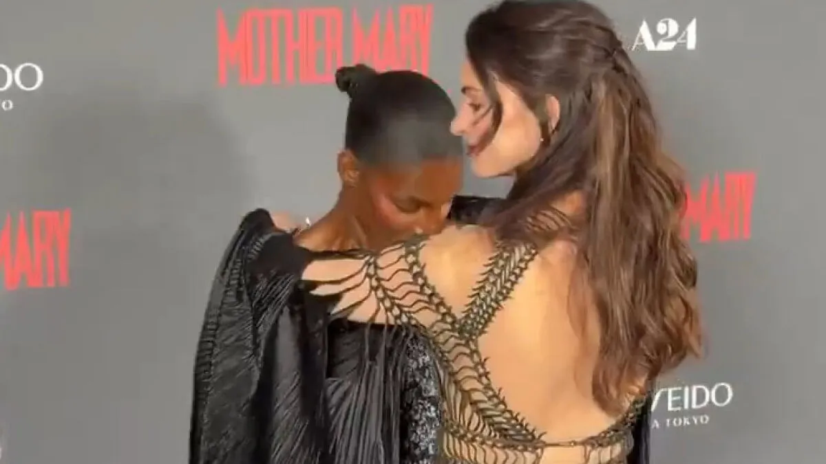 Anne Hathaway Steps In To Help Michaela Coel Dodge Wardrobe Malfunction On The Red Carpet