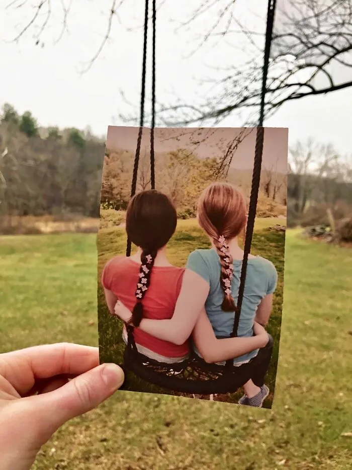 40 Powerful Photos Where People Bring Old Memories Back To Life, As Shared On “Dear Photograph”