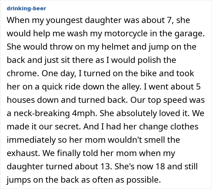 38 Wild And Funny Stories Kids Agreed With Dads Not To Tell Their Moms About