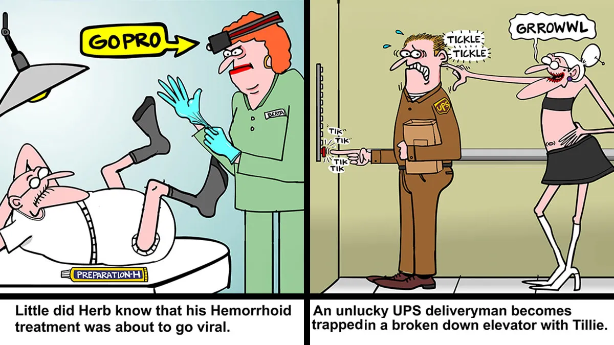 Dan Gibson Created 43 New Comics That Make Senior Life Look Wildly Entertaining